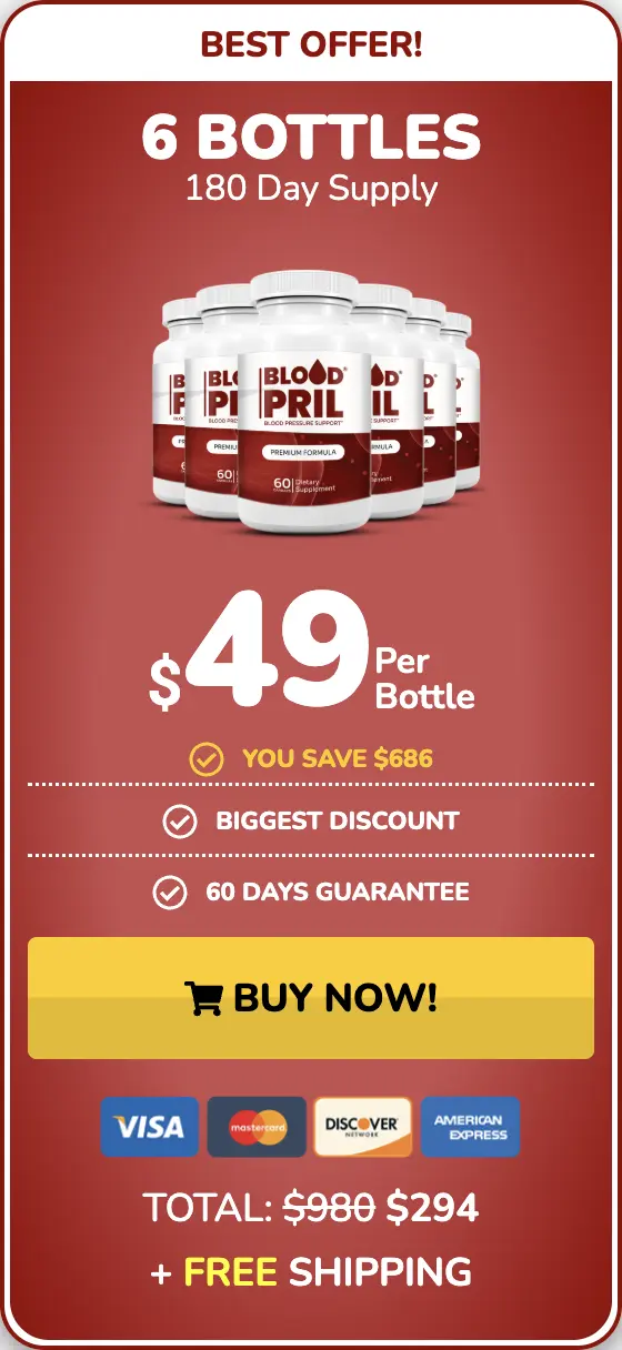 BloodPril 6 bottles